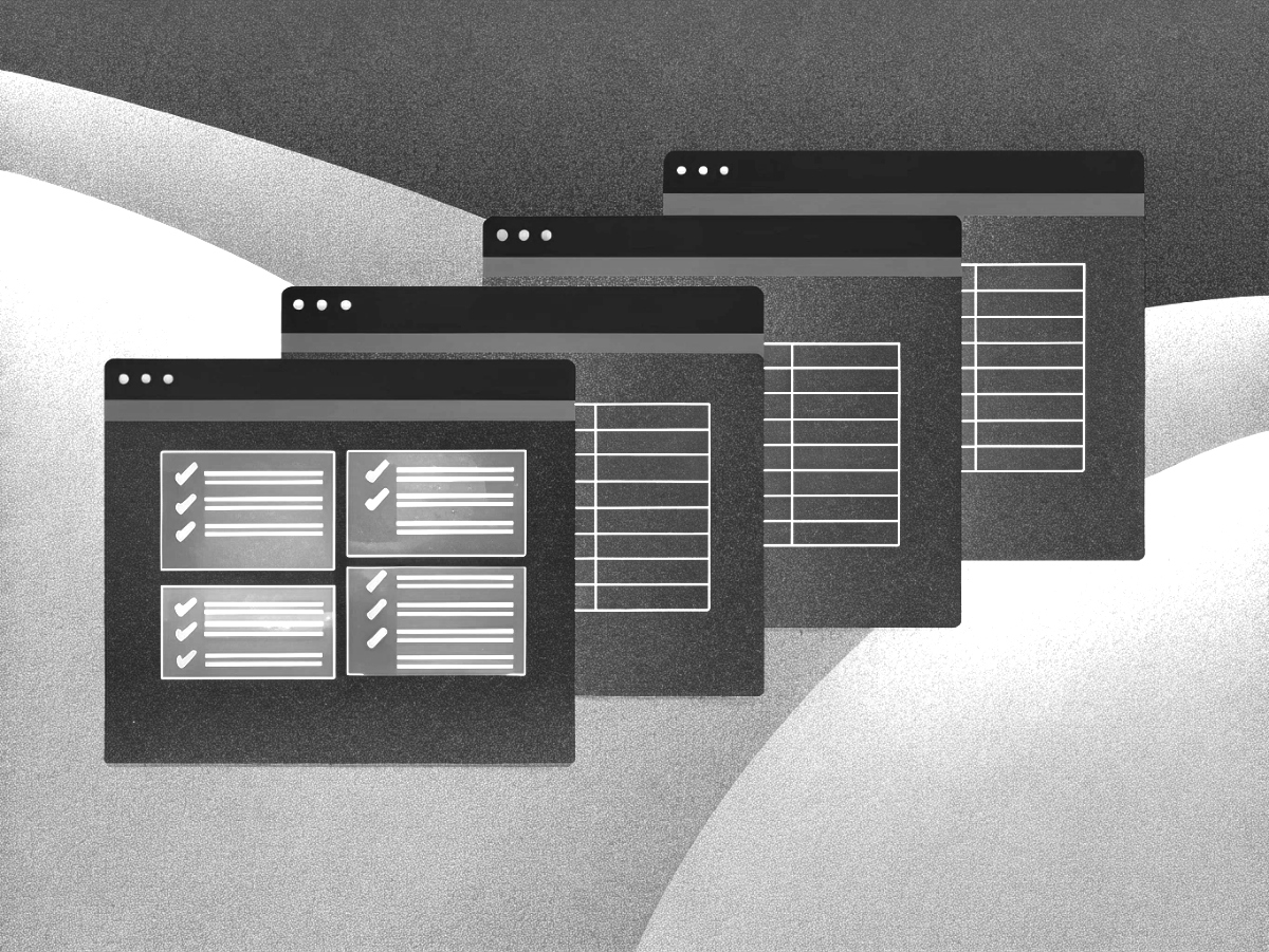Abstract representation of AI evaluation process.